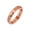 Rose Gold, variant on Unisex Stainless Steel Simple Hip Hop 4MM Rhombic Cut Multi-Faceted Biker Ring Couple Matching Set Wedding Band Silver Size 6
