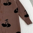 thumbnail image 6 of Gibobby Baby Boy Girl Western Clothes Cow Print Long Sleeve Romper Jumpsuit One Piece Newborn Fall Winter Outfit(Coffee,6-12 Months), 6 of 8