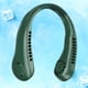 thumbnail image 1 of Ventilador de cuello sin aspas Mini ventilador de carga USB para exteriores (silicona ajustable verde), 1 of 8
