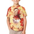 thumbnail image 2 of Genshin Impact Kids Short Sleeve Tee Shirt Novelty Crewneck T-Shirts Unisex Summer Blouse Tops for Boys Girls 140CM, 2 of 8