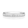 thumbnail image 2 of Platinum 950 2.2mm Slight Court Comfort Women Eternity Diamond Wedding Band/Ring Brilliant Cut 0.29 Carat G - SI1, 2 of 3