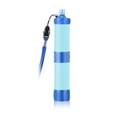 thumbnail image 1 of Filtre d'Eau Extérieur Paille Purificateur d'Eau Système de Filtration Conception à Filetage Inférieur pour Urgence Camping Voyage Sac à Dos Randonnée Cyclisme Pêche Portable, 1 of 8