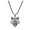 Silver, variant on Miyuadkai Necklaces Jewelry Fashion Metal And Head European American Wolf Necklace Pendant Necklaces & Pendants Jewelry Silver One Size