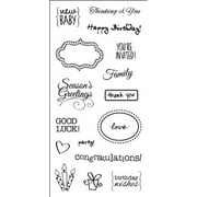 Fiskars Clear 3"X6" Sheet-Simple Expressions