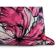 thumbnail image 2 of Simply Daisy, 18 x 18 Inch, Zentangle, Floral Print Pillow, Purple, 2 of 2