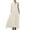 Beige, variant on Women's Linen Dress Sleeveless Loose Summer Dresses Casual Maxi Dress with Pockets