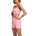 Athletic Outfit Sets # Pink X-Small 2 Piece Yoga Gym Fitness - Walmart.com