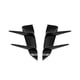 thumbnail image 1 of Embellecedor lateral del alerón del parachoques delantero del coche para MG 4 MG4 EV Mulan 2023, accesorios negros, 1 of 5