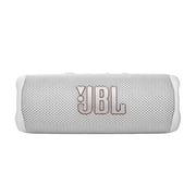 JBL Flip 6 White Portable Bluetooth Speaker and divvi! Case Bundle
