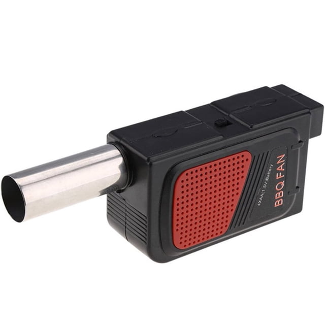 BBQ Fan Electric Blower Handheld BBQ Fan Air Blower Fan Portable Outdoor Camping Air Blower Picnic Grill Barbecue Tool Grill Fan for Barbecue Picnic Grill Cooking