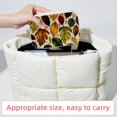 thumbnail image 6 of Thanksgiving Leaves Velvet Portable Storage Box with Removable Compartment: Display Case, Jewelry Box, and Jewelry Stand - Gift, 6 of 7
