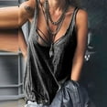 thumbnail image 2 of Endives Women's Tanks Tops Summer Shirts Casual Chiffon Sleeveless Top Shirts Elegant Solid U Neck Sports Top Blouses, 2 of 5