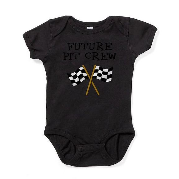 CafePress - 2 Future Pit Crew - Cute Infant Bodysuit Baby Romper - Size Newborn - 24 Months