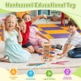 thumbnail image 2 of Juego de mesa de madera WhimsiPlay Montessori para niños de 3 a 6 años, 2 of 7