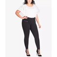 thumbnail image 3 of City Chic Women's Trendy Plus Size Skinny Stretch Pants Black Size X-Small / 14, 3 of 3
