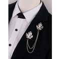 thumbnail image 4 of Broche de cuello Retro Yuyangstore hoja broche, 4 of 7