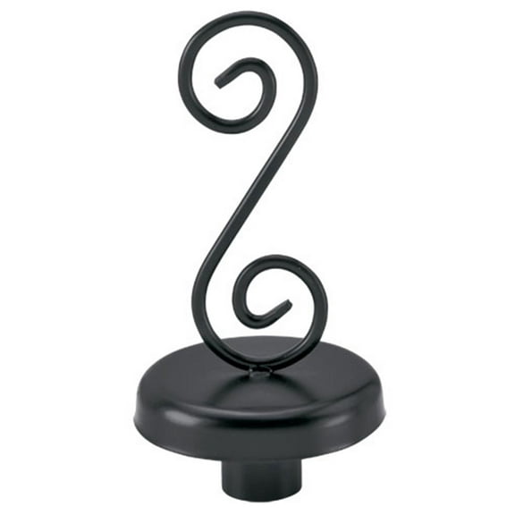 SSWBasics Boutique Black S-Shape Finial for Dressmaker Forms