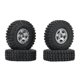 thumbnail image 1 of 4pcs 54mm Wheel For 1/24 Rc Crawler Car Axial Scx24 90081 Axi00001 5 Afortunado Sencillez, 1 of 4