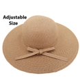 thumbnail image 4 of SILVERFEVER Women Summer Floppy Hat Wide Brim UV Sunblock UPF 50 Fits All, 4 of 9