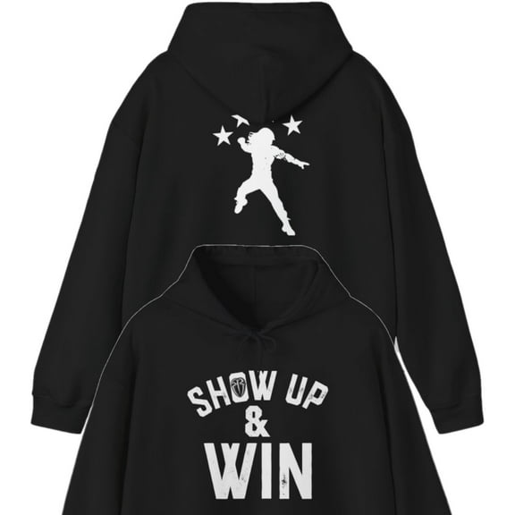 Roman Reigns Show Up and Win Black Pullover Hoody Sweatshirt