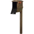thumbnail image 3 of Special Lite Products SCT2010-SPK720-CP Traditional Curbside Mailbox with Newspaper Tube & Wellington Mailbox Post, 3 of 4