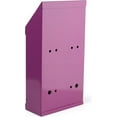 thumbnail image 3 of Metal Donation Box Charity Steel Collection Box Office Suggestion Box Secure Box With Top Slot and Lock with Keys Wall Mount with pre drilled holes 10x6x2.5" Key Drop Box for Home OfficePurple, 3 of 3