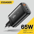thumbnail image 1 of Cargador de teléfono móvil de carga rápida multipuerto de viaje de nitruro de galio PD65W de Esager Mingyao Series Cargador de portátil, 1 of 5