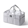 thumbnail image 3 of Sunveno Large Polyester Nursery Portable Diaper Caddy Organizer for Changing Station, 3 of 13