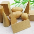 thumbnail image 3 of 10pcs/set Building Block Wooden Geometry Model Toy Children Manual block toy geometry Geometry Block Kid Educational Toy, 3 of 8