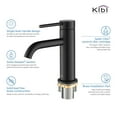 thumbnail image 2 of Kibi Circular Single Handle Bathroom Vanity Sink Faucet, 2 of 5