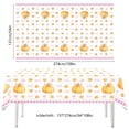 thumbnail image 2 of Elainilye Pumpkin Party Tablecloth Fall Bow-Ties Theme, Thanksgiving Decorative Table Cover for Holiday Dinner, Family Gathering., 2 of 6