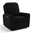 thumbnail image 2 of Storkcraft Amalfi Deluxe Power Recliner Swivel Glider, Black Boucle, 2 of 13