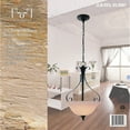 thumbnail image 2 of SUPERHUNTER 15.6"W x 24.5"H 3-Light Oil-Rubbed Bronze Finish Pendant, 2 of 2