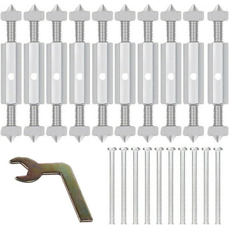 

Egebert Cassette Repairer Tools Set ，Universal Cassette Repairer Screw 10 Screws Tools with Small Nut Sturdy Switch and Socket Adjustable Steel Electrician 1 Wrench