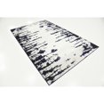 thumbnail image 6 of Unique Loom Metro Rug Ivory/Gray 5' 1" x 8' Rectangle Abstract Contemporary Perfect For Living Room Bed Room Dining Room Office, 6 of 7