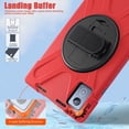 thumbnail image 4 of For Lenovo Tab K11 Plus Case 11.45 inch 2024 (TB352FU/TB352XU), 360 Hand Strap, Shoulder Strap, Kickstand, Rugged Drop Protection, Red, 4 of 7
