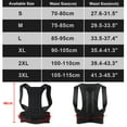 thumbnail image 6 of Back Brace Posture Corrector for Women and Men, Shoulder Straightener, Adjustable Full Back Support for Upper and Lower Back, 6 of 6
