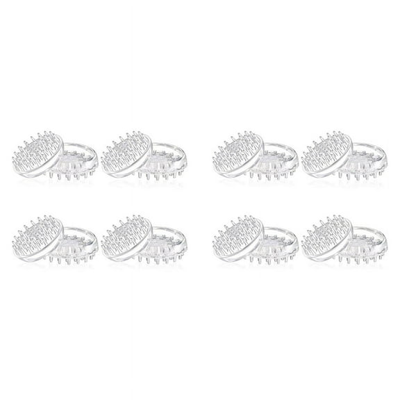 16X Carpet Protectors 8Pcs Spiked Caster Cups Floor Saver Pads Clear Spiked Floor Castor Cups Spiked Furniture Cup