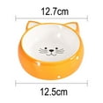 thumbnail image 2 of Cuenco de cerámica con cabeza de gato, cuenco de comida para mascotas, cuenco para gatos, cuenco para perros, 2 of 5