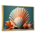 thumbnail image 2 of Designart "Symbolic Shell Opulence II" Seashell Floater Framed Wall Decor, 2 of 5