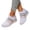 White, variant on Walking Shoes for Women Mesh Knit Washable Buckle Soft Stretch Flats Dressy Breathable Mary Jane Shoe Outdoor Lounge Sneakers with Arch Support