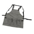 thumbnail image 3 of Oubit Durable Woodworking Apron,Woodworking Apron Canvas Gray Woodworking Shop Apron Shop Apron Solid Performance, 3 of 8