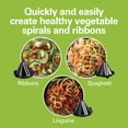thumbnail image 2 of Hamilton Beach 3-in-1 Electric Spiralizer, 3 Cutting Cones, Metal Food Grip, 6 Cup Capacity, Black, 2 of 8