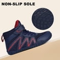 thumbnail image 5 of Kids Youth Wrestling Boxing Shoes for Boys Girls,Deep Blue,5.5 Y, 5 of 7