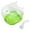 Green, variant on Reliable Parrot Bird Bathing Tub Made of Durable PVC Green Color for Small Birds