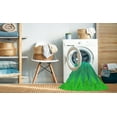 thumbnail image 2 of Ahgly Company Machine Washable Indoor Square Transitional MediumSpringGreen Area Rugs, 3' Square, 2 of 7