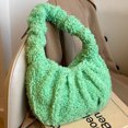 thumbnail image 3 of Lindo Mini Bolso Piel Sintética Mano Peludo Lana Cordero para Mujer Dama, 3 of 9