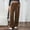 (Fashion 34)Brown, variant on Women's Corduroy Straight Leg Pants Soft Chenille Winter Trousers with Pockets Warm Lounge Pants for Fall Winter