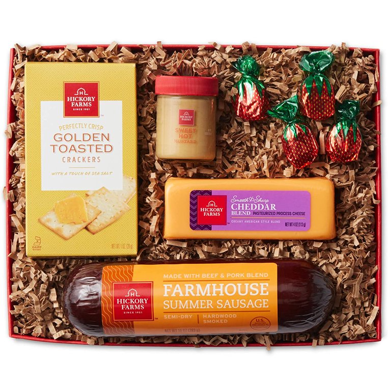 Summer Sausage & Cheese Gift Box - 54.99 USD, Hickory Farms