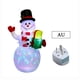 thumbnail image 2 of Decoración navideña para patio, luces coloridas giratorias, modelo de muñeco de nieve inflable, 2 of 5